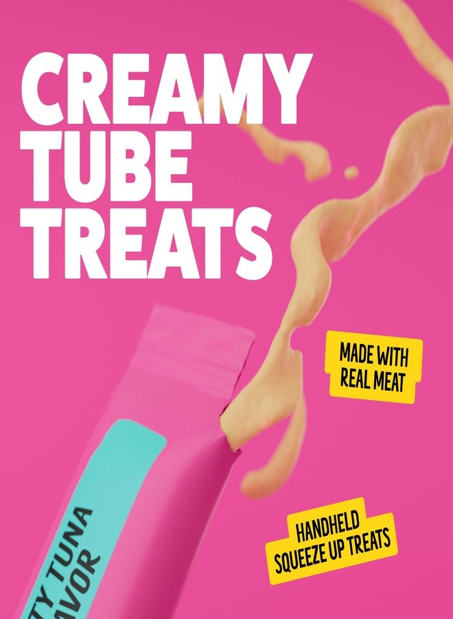 Bonkers Mixx, Wet Lickable Tube Tasty Tuna Flavor Cat Treats, Real Meat Treats, Treats for Training or Food Topper, for All Breeds and Ages (4 Pieces) - Image 5